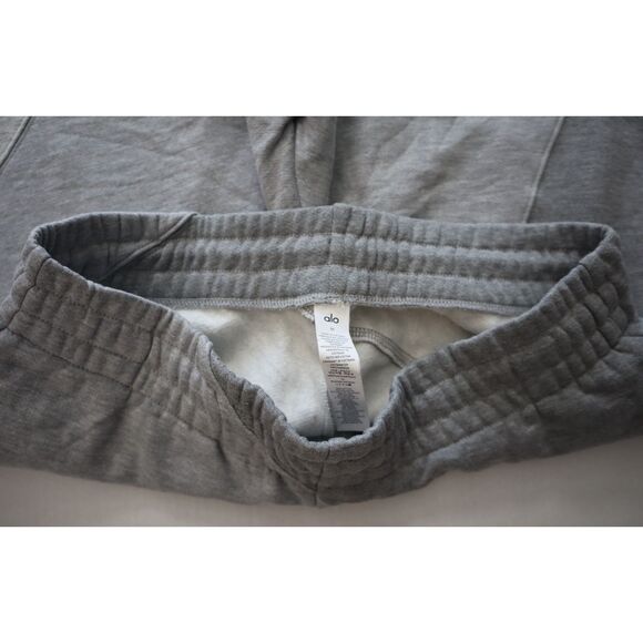ALO Yoga U5018R Men's Sz M Women's Sz L Heather Gray Make Waves Sweatpants - Picture 3 of 16
